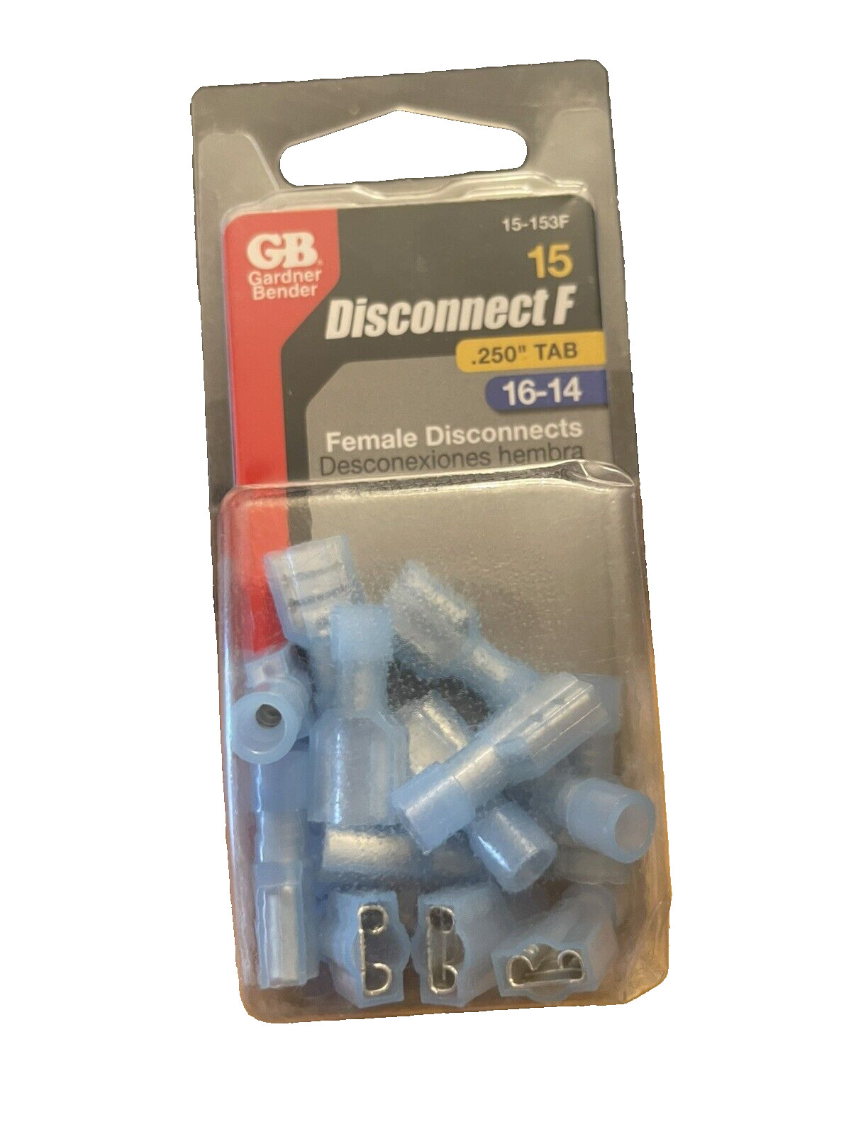 Gardner Bender 15-153M, 16 to 14 ga. Insulated Male Disconnect, FREE SHIPPING
