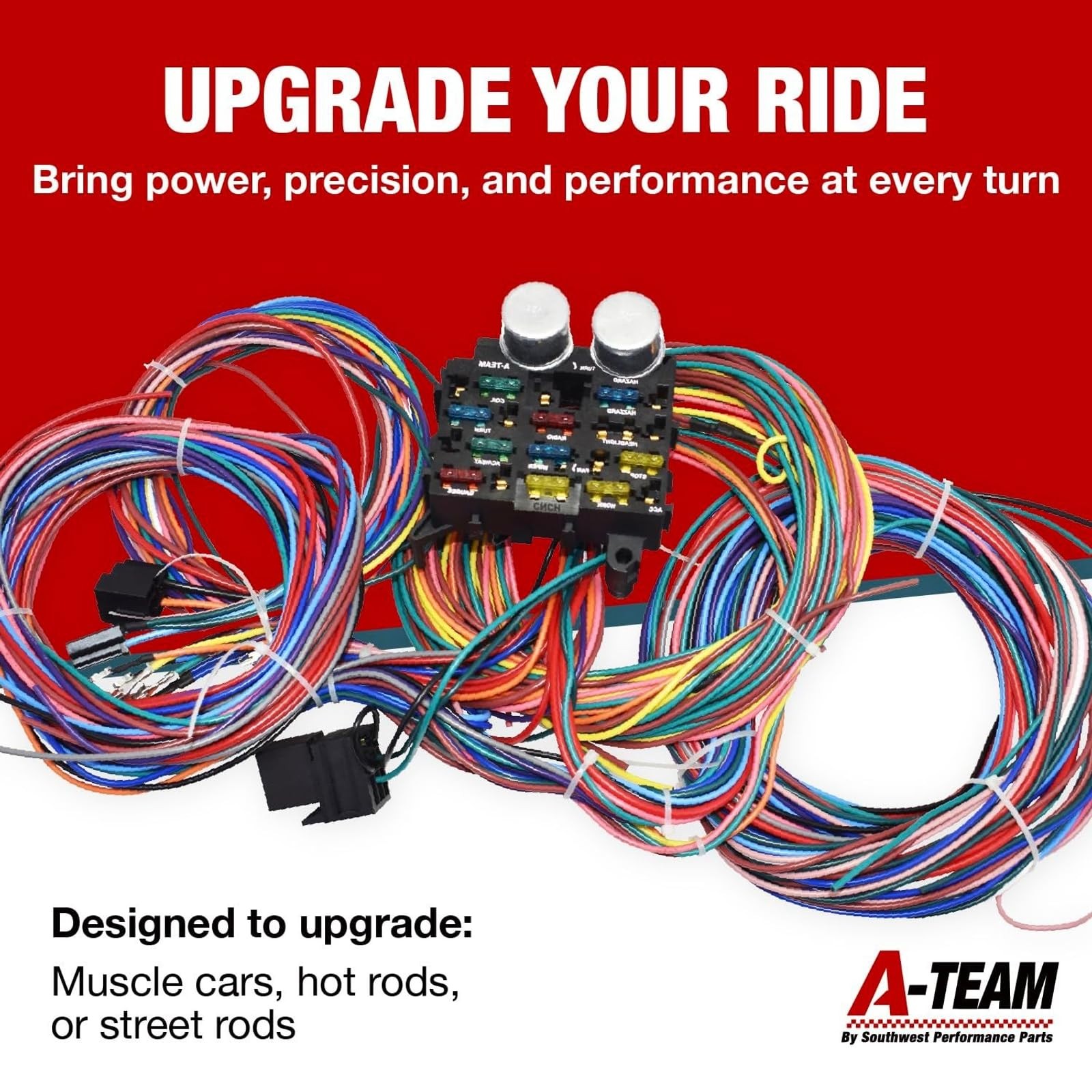 A-Team Performance – 12-Circuit Standard Universal Wiring Harness Kit – Muscle C