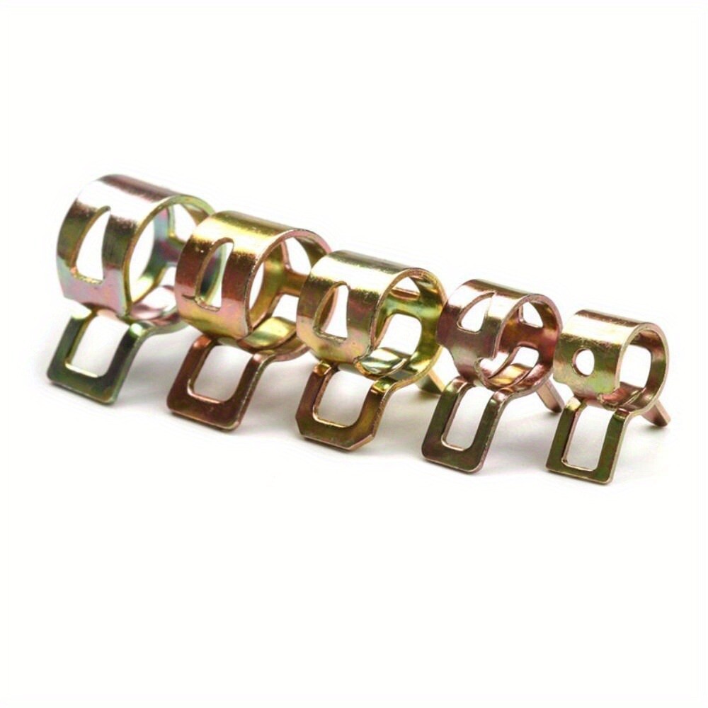 115Pcs Spring Clips Fuel Hose Line Water Pipe Air Tube Clamps Pliers 6-22mm Set