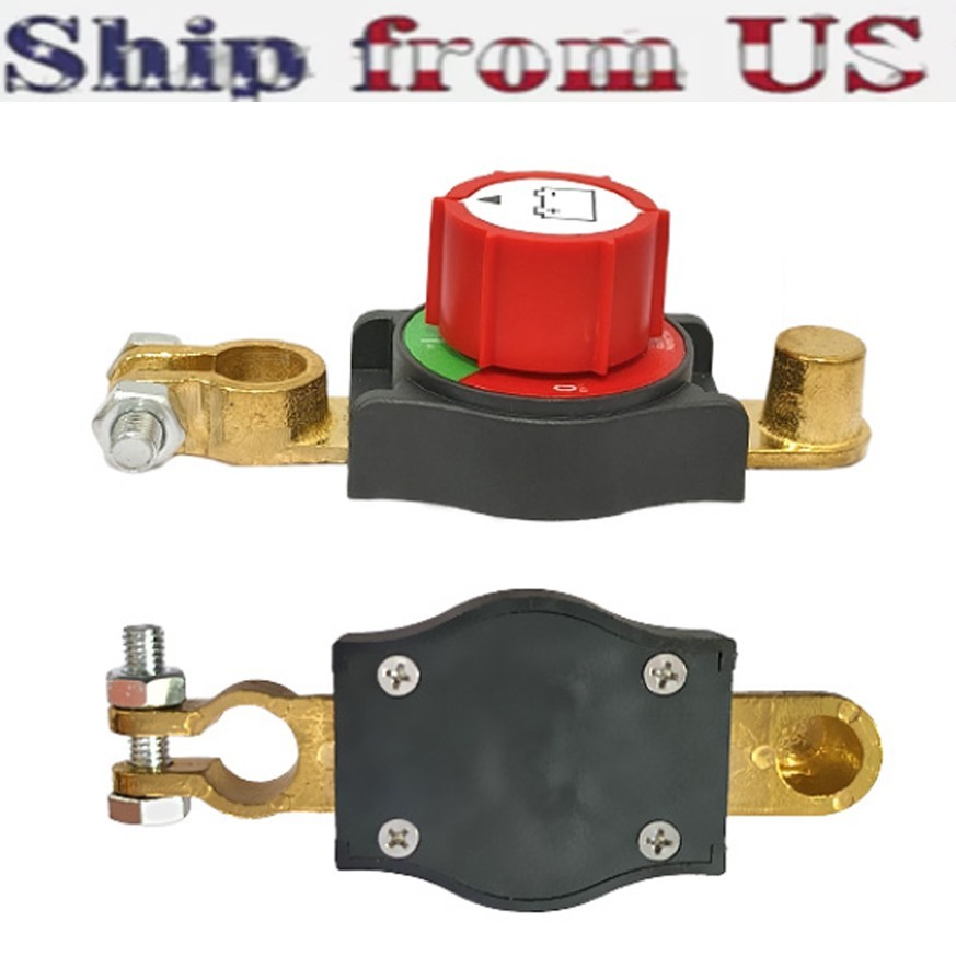 12V-48V Side Post Battery Disconnect Switch Kill Cut Off Switch for Car RV Boat