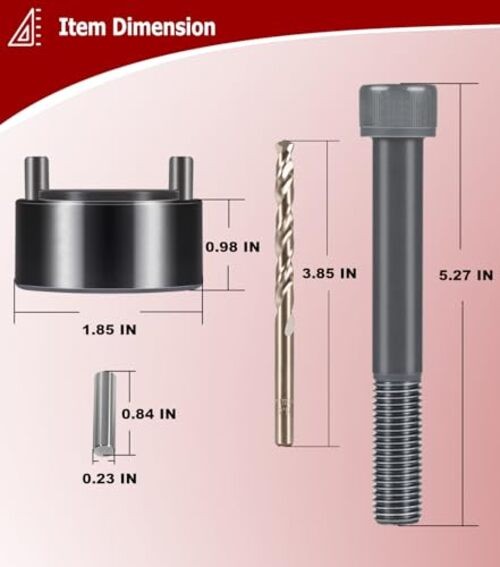 For LS LT Crank Pin Kit Crankshaft Damper Drill Pinning Fixture Tool For LS1