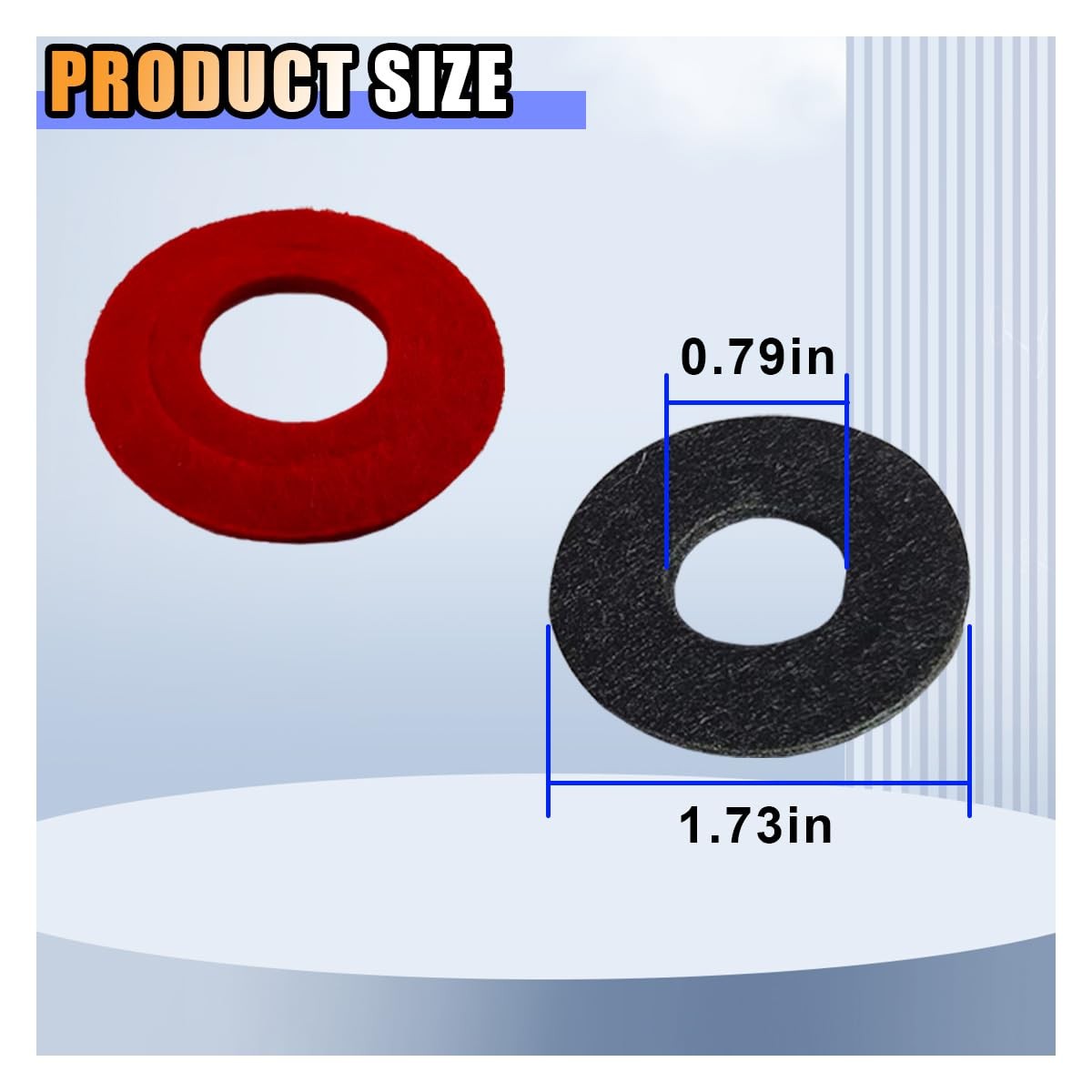 12 PCS Battery Terminal Washer Pad Anti Corrosion Fiber Top Side Protector