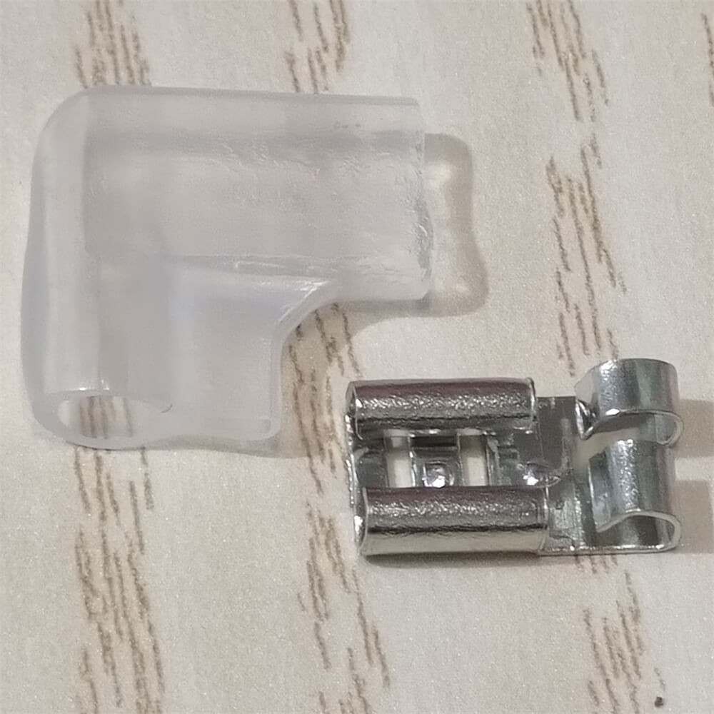 10-300 Sets Female Flag Spade Terminals Wire Connectors 6.3mm Insulating Sleeve
