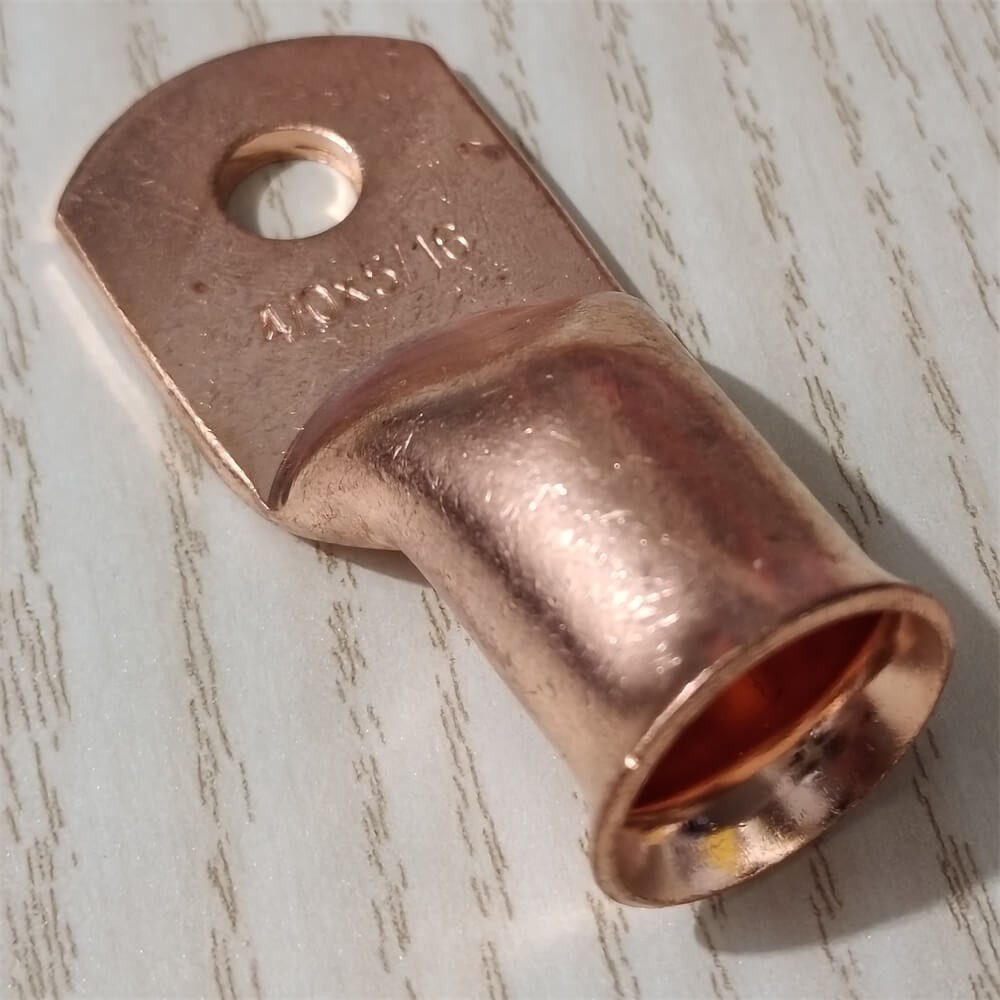 Copper Ends Lugs Crimp Ring Battery Terminals Gauge 4/0AWG Cable Wire Connectors