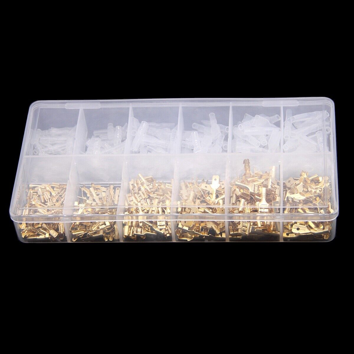 450PCS 2.8/4.8/6.3mm Male Female Spade Crimp Terminals Electrical Connectors Set