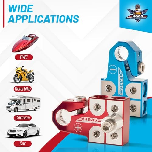 Lead Acid Battery Terminal Clamps, Positive and Negative Set, for YM-BTC005
