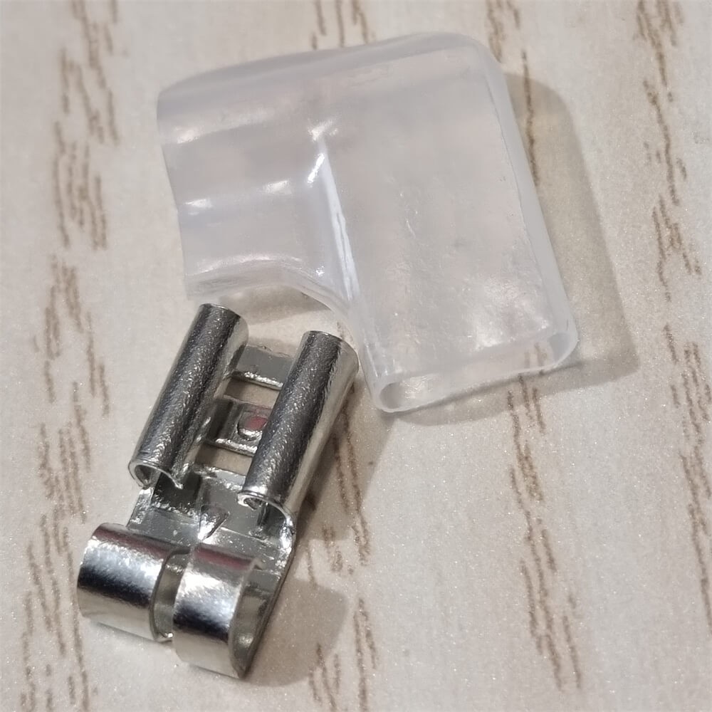 10-300 Sets Female Flag Spade Terminals Wire Connectors 6.3mm Insulating Sleeve