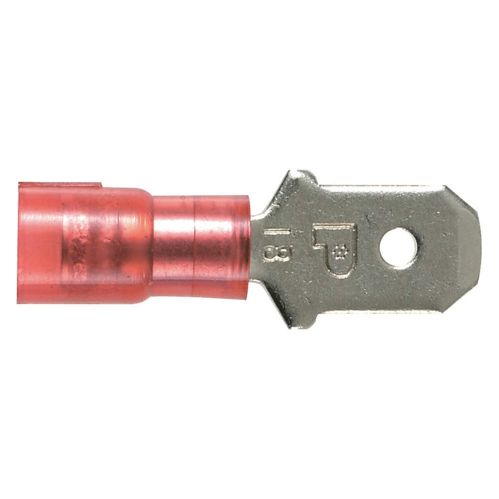 PANDUIT DNF18-250M-C Male Disc,Nickel,Copper,Nylon,PK100 39AY61