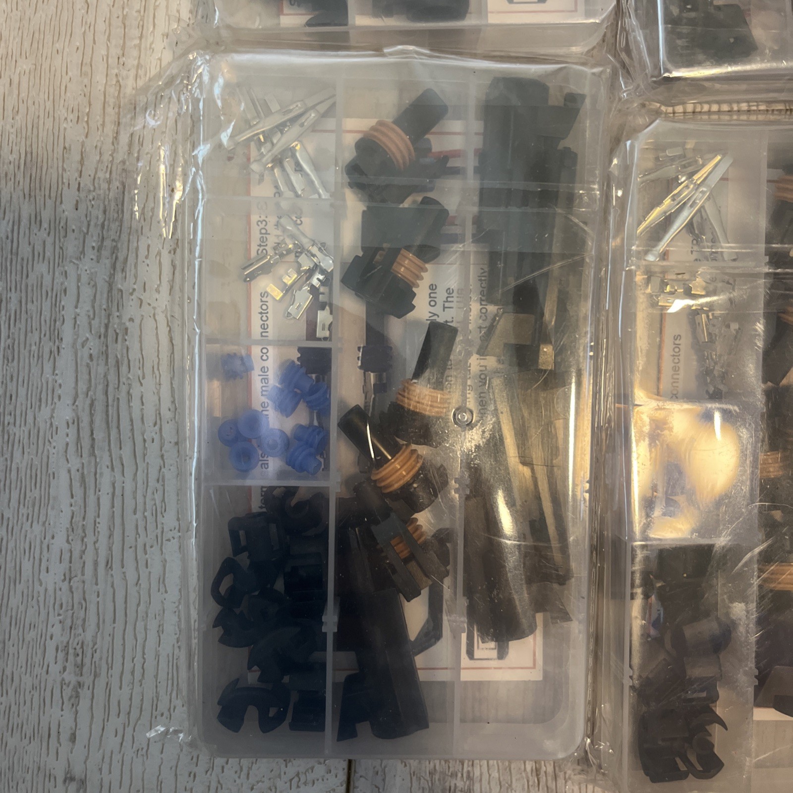 (6) 14-12 AWG 1 Pin Connectors Kit 1 Wire 1 pin/5kit/14-12AWG lot of 6