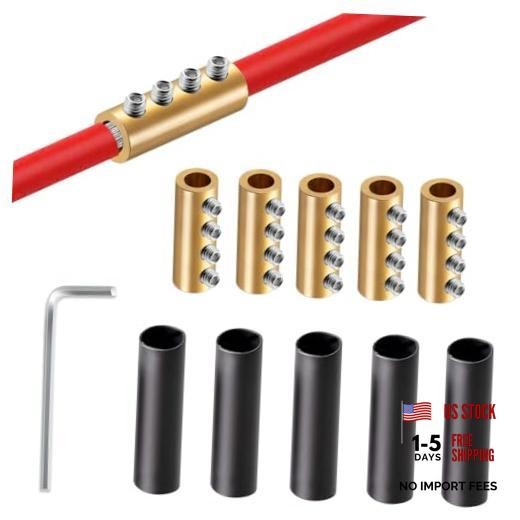 GRZWAYS 6 8 10 AWG Gauge Wire Connector Nut Kit, 80A Splicing Quick 5 sets