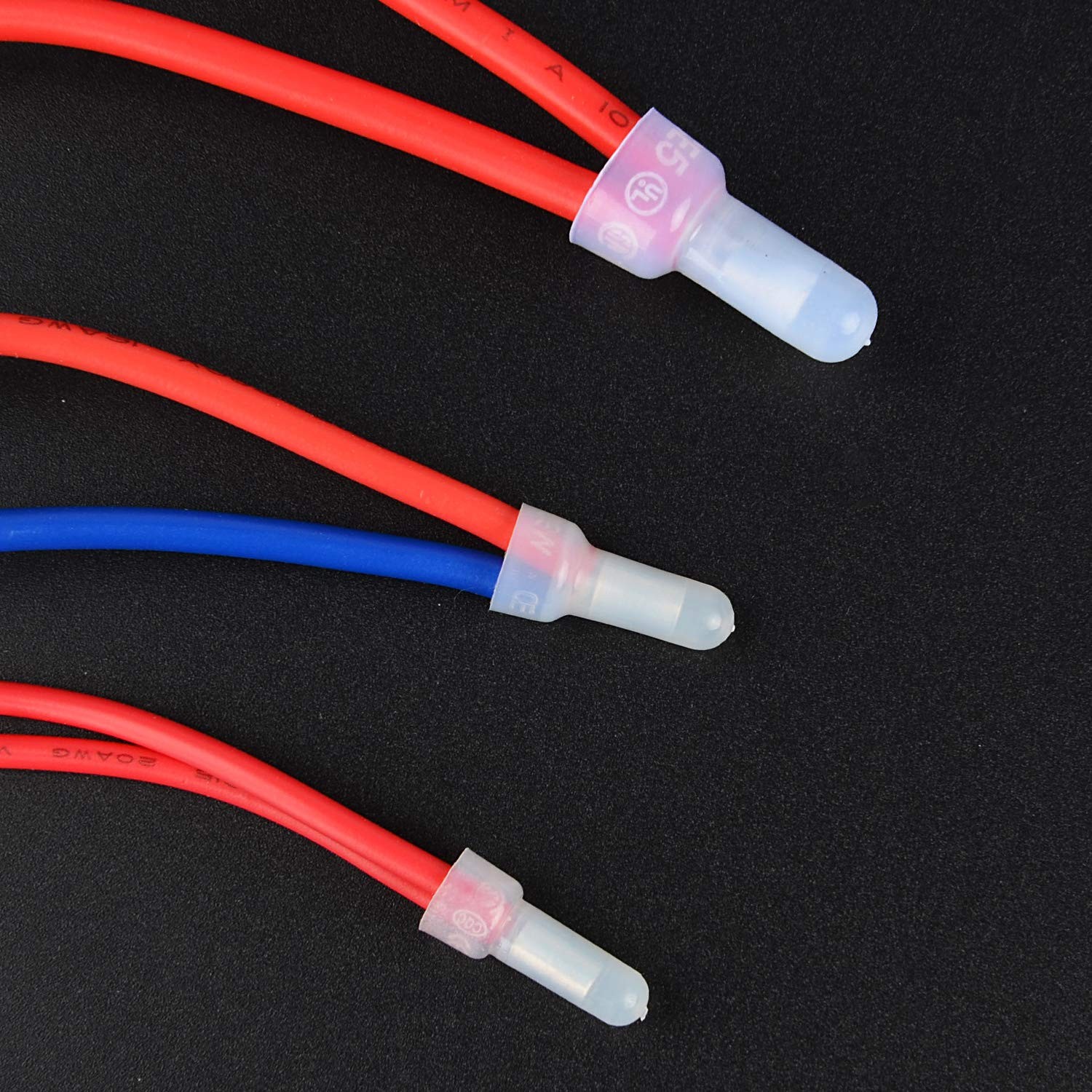 Nilight – 50036R 300PCS Crimp Terminal, 300Pcs Closed End Terminal