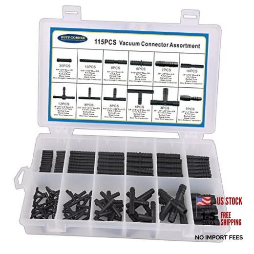 Vacuum Connector Assortment Heat Resistance 240℃（460℉）Automotive Vacuum Tubing