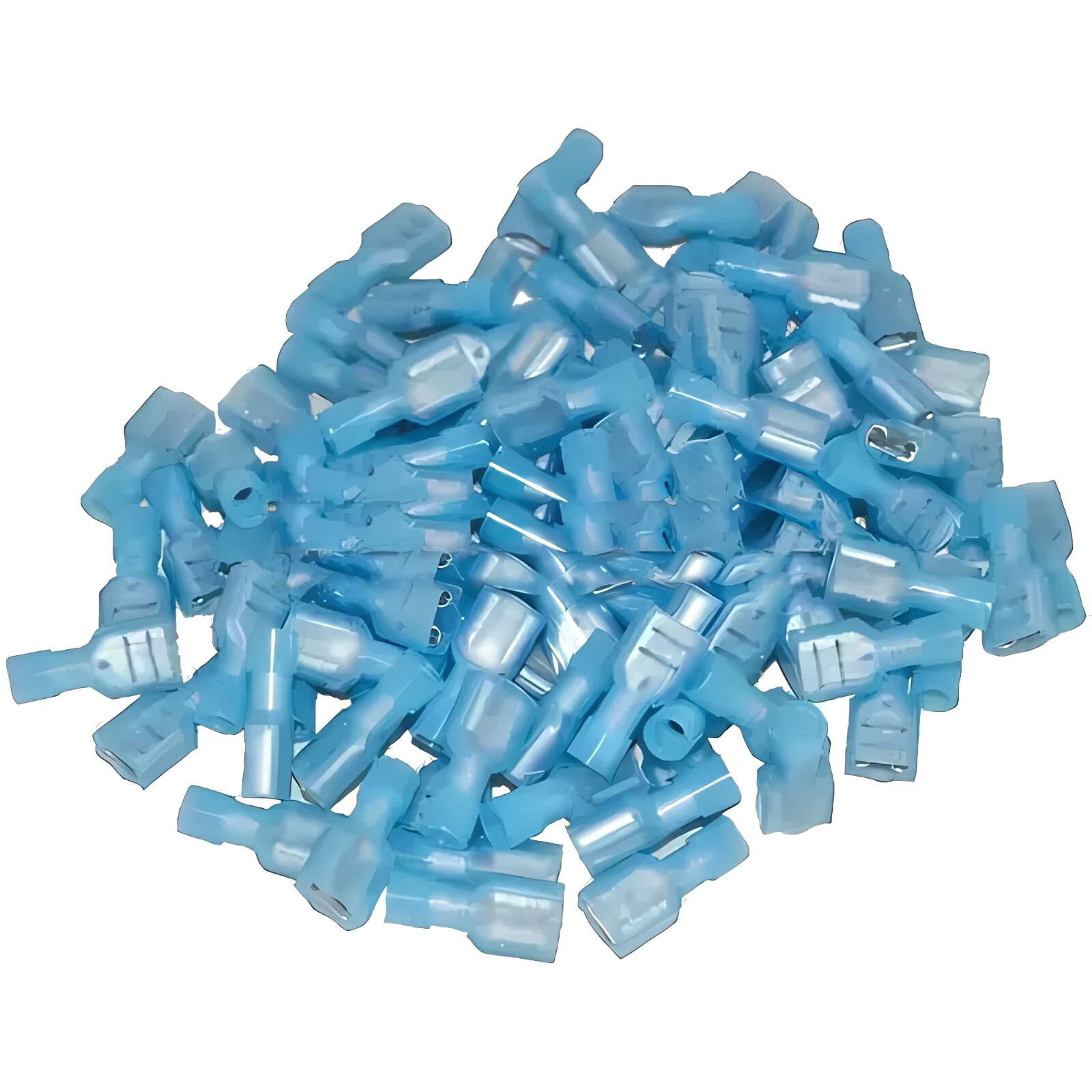 INSTALL BAY BNFD250F /.250 16-14 GAUGE Blue Nylon Female Quick Disconnect 100 PC