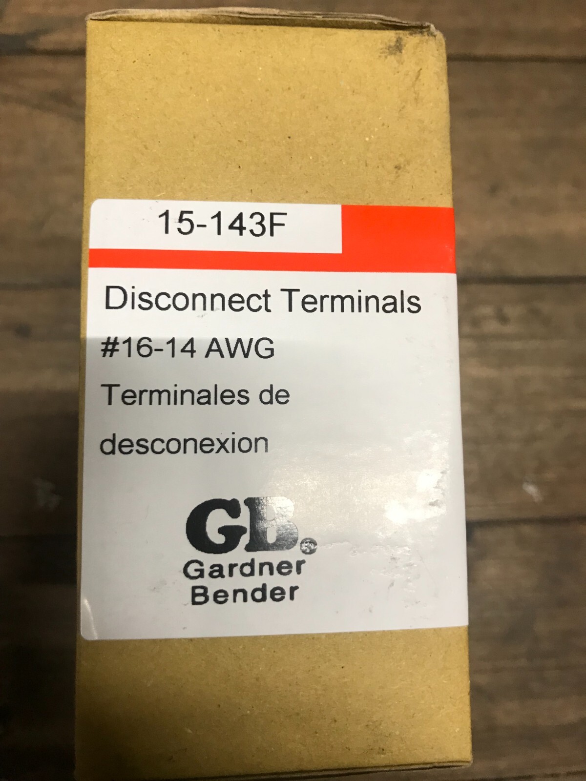 15-143F Gardner Bender Terminals, General Purpose Disconnects Series – 75 ct