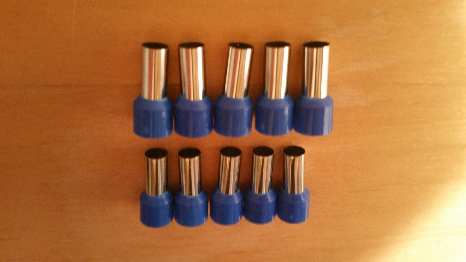 10pcs 8 Gauge Wire Ferrule Amplifier Ferrules 8 AWG Tin Copper Amp