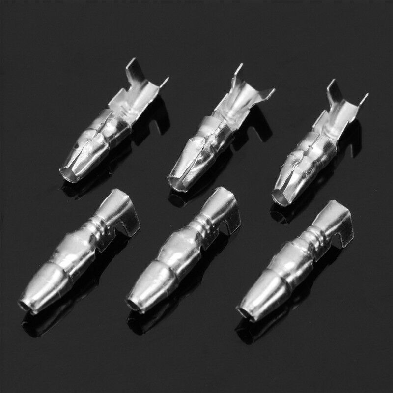 50Pairs 4.0mm Bullet Crimp Terminal Car Electrical Wire Female Male Connectors