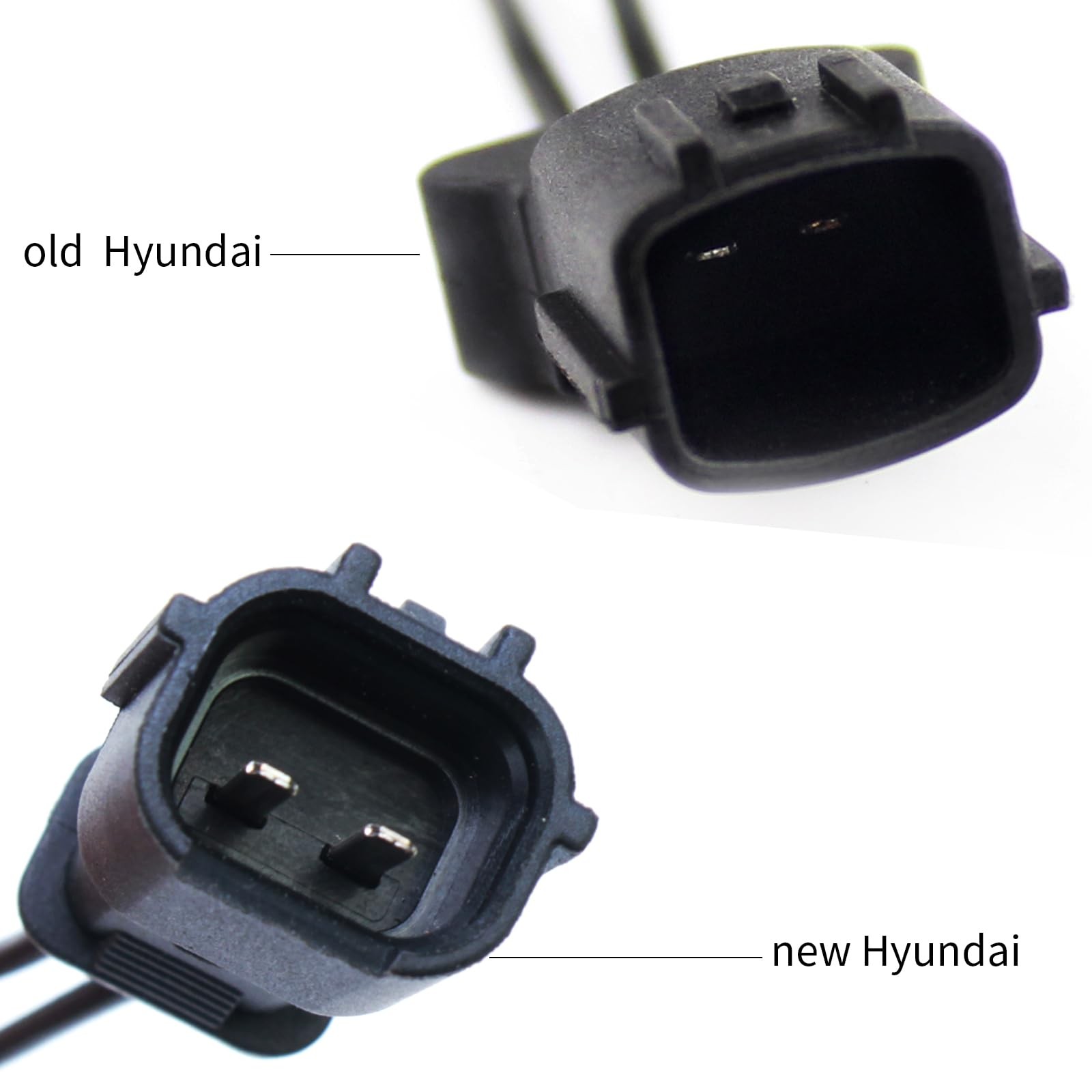 Car Horn Connector Adapter Wiring Harness, Compatible with Hyundai Kia, 2+2 Pack