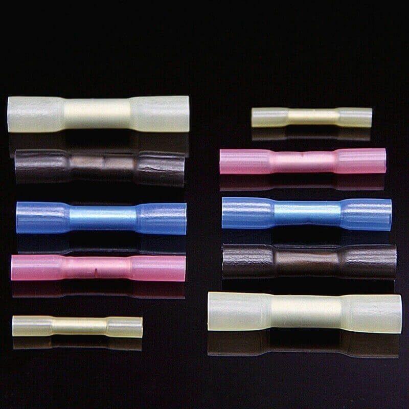 Heat Shrink Wire Splice Crimp Connectors Butt Terminals Waterproof Kit US