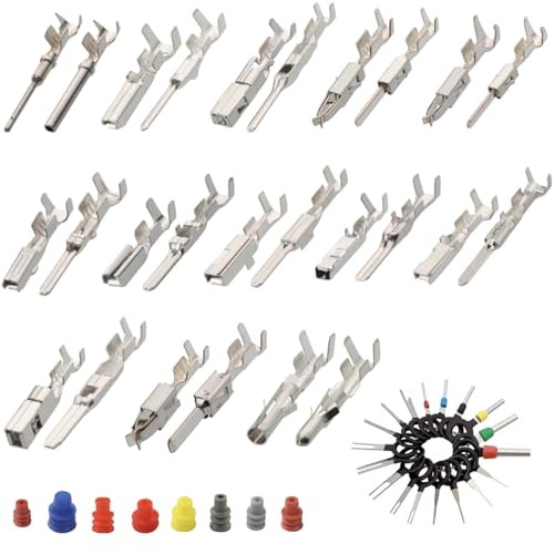 500Pcs Wire Harness Terminal Pins Male Connector Copper Motorcycle ATV 1-3.5mm