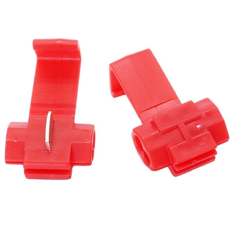 100/200X T-Taps Electric Wire Cable Crimp Connectors Quick Splice Terminals Kit