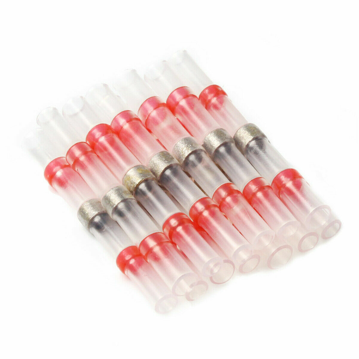 160X Heat Shrink Butt Terminals Waterproof Solder Sleeve Wire Connector 26-10AWG