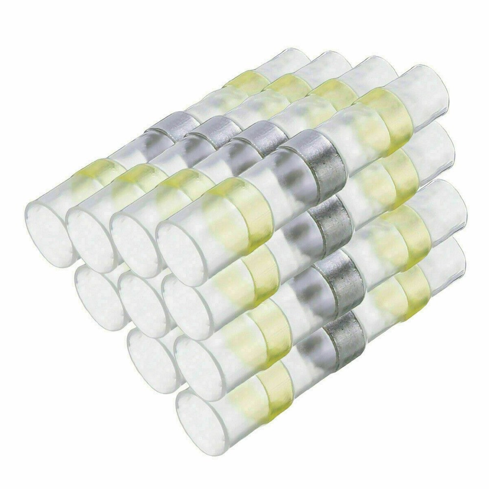 400PCS Waterproof Solder Seal Heat Shrink Wire Butt Terminal Connectors Kit Set