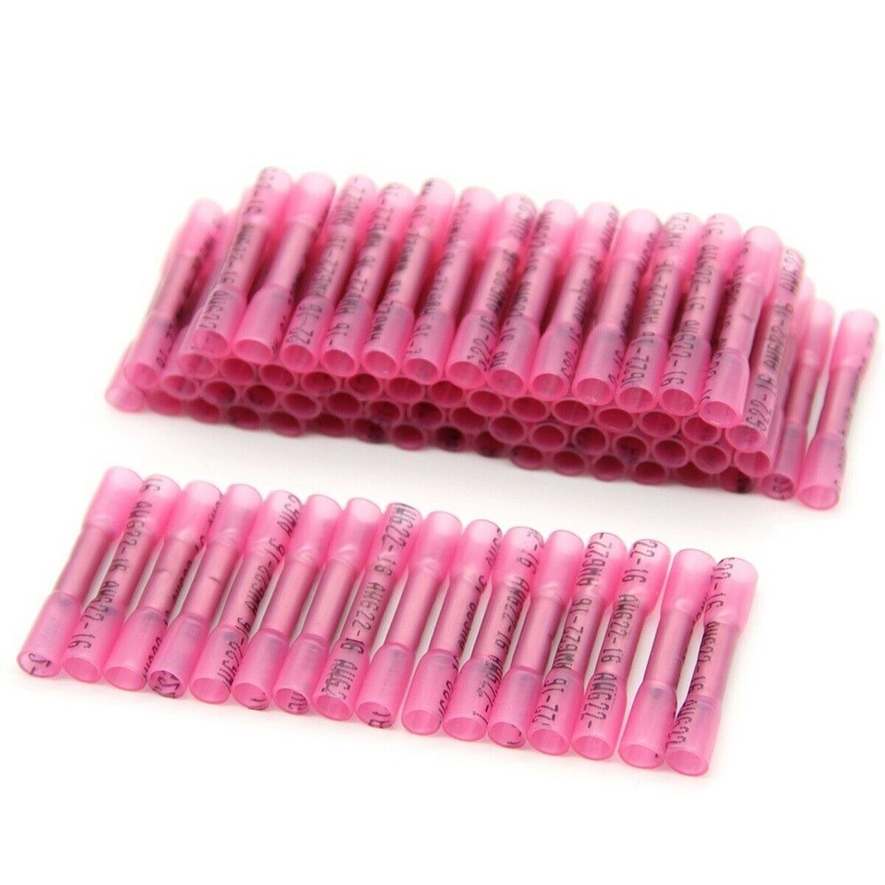 600/200Pcs Waterproof Heat Shrink Butt Wire Splice Connectors Crimp Terminal Kit