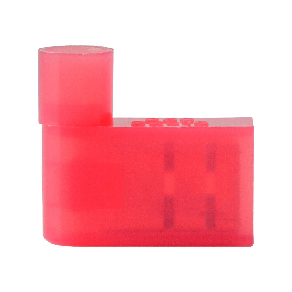 50pcs 22-16 AWG 90 Degree Nylon Flag Spade Female Insulated Terminals Connector