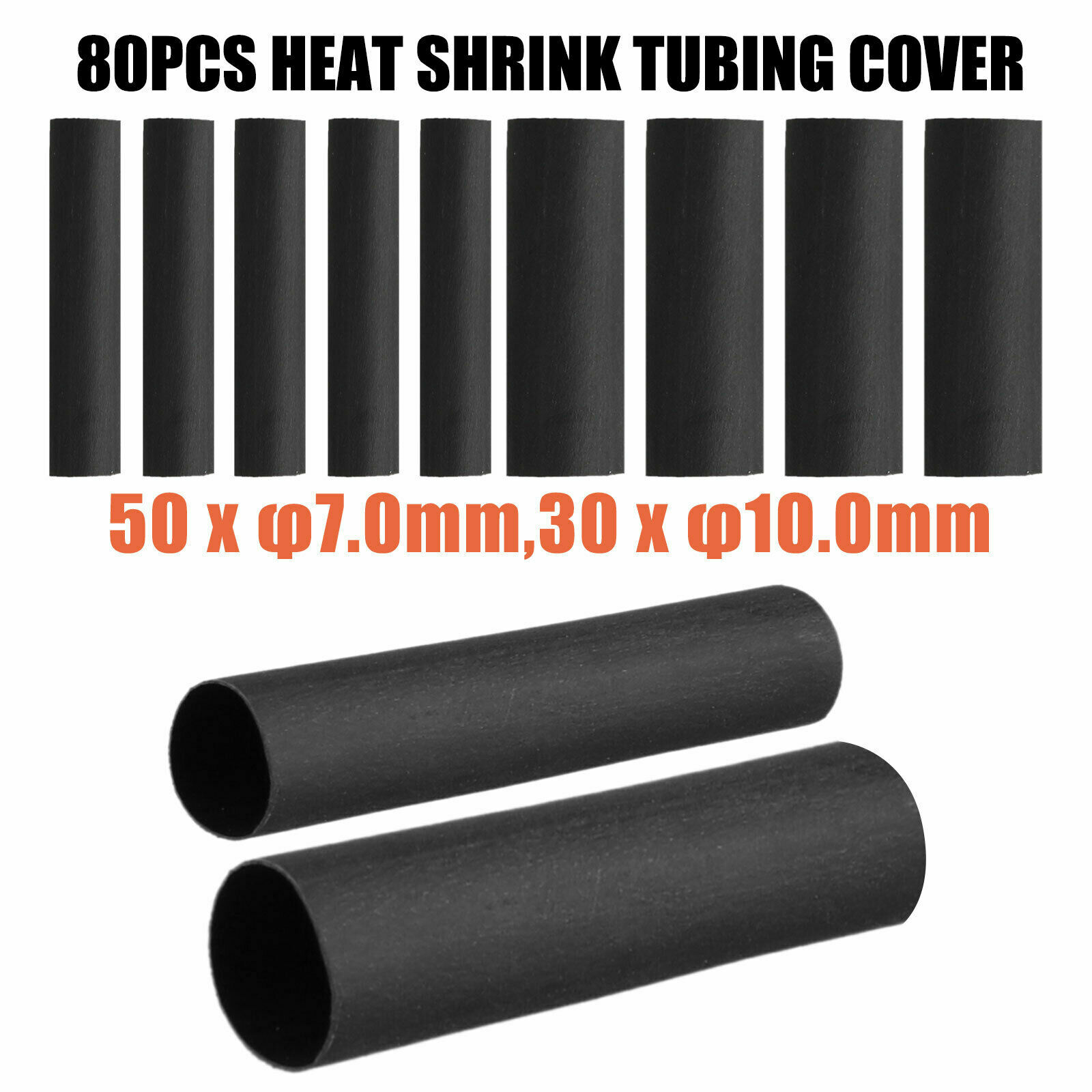 140PCS Copper Wire Ring Terminal Lug SC Battery Welding Bare Connectors Set Kits
