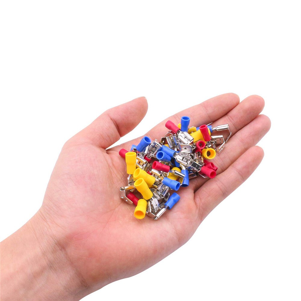 Piggyback Quick Disconnect GA 22-10AWG Wire Terminals 3 Way Spade Connectors US