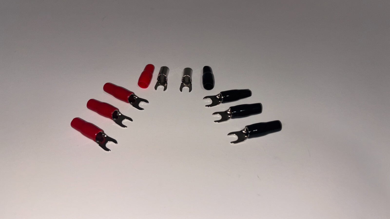 *8 pack* 8 Gauge Spade Fork Terminal Wire Crimp Insulated