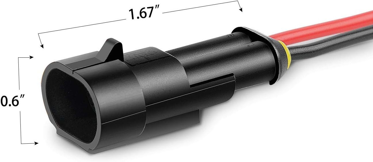 Durable 16AWG Waterproof Quick Connect Connectors – 10 Pack for All Vehicles