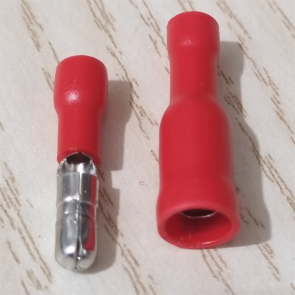 100X Insulated Crimp 22-16AWG Wire Splice Terminals Bullet Connector Male Female