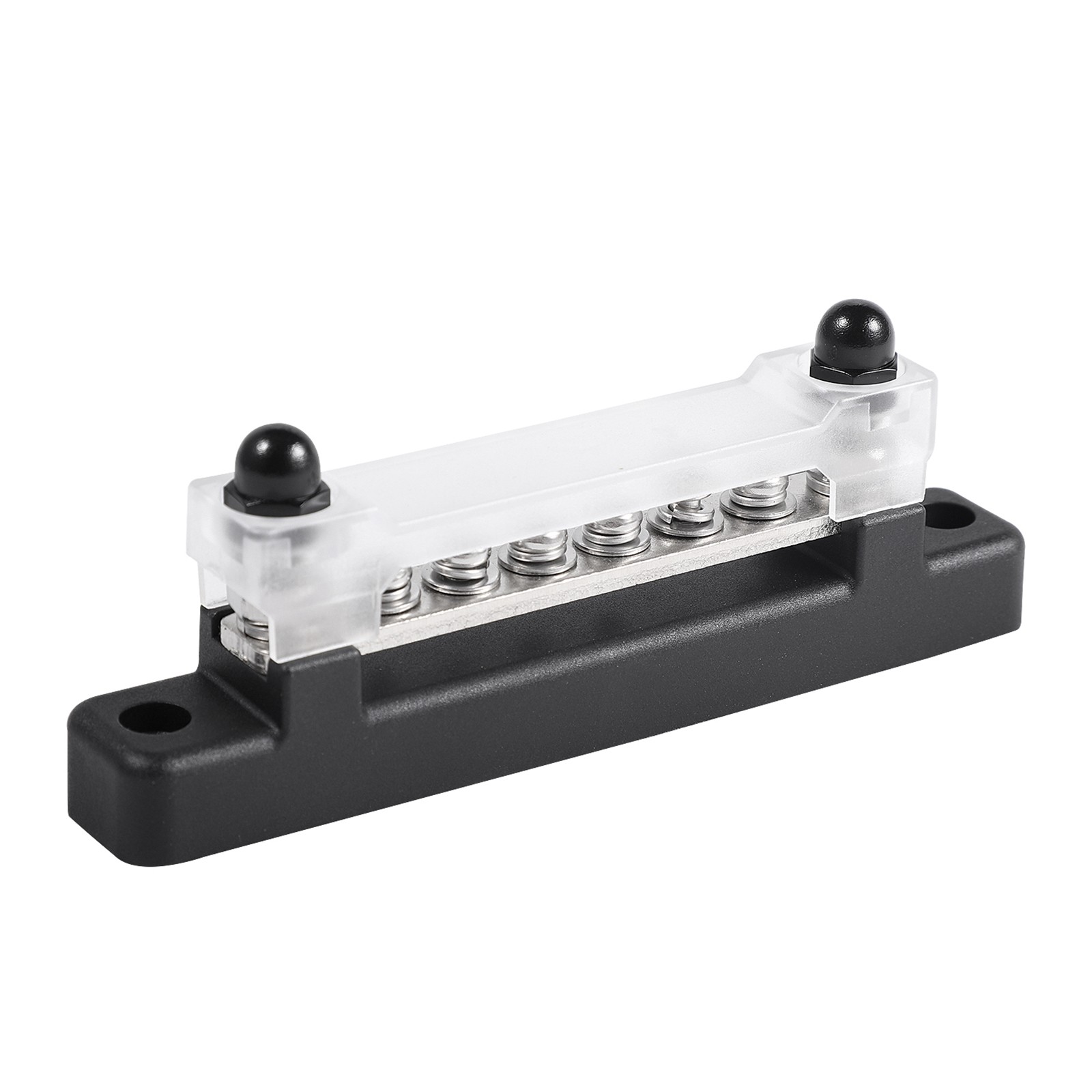 2pcs 6 Way 150A 12x Terminals Block Car Marine Boat Holder Cover 48V Bus Bar T7