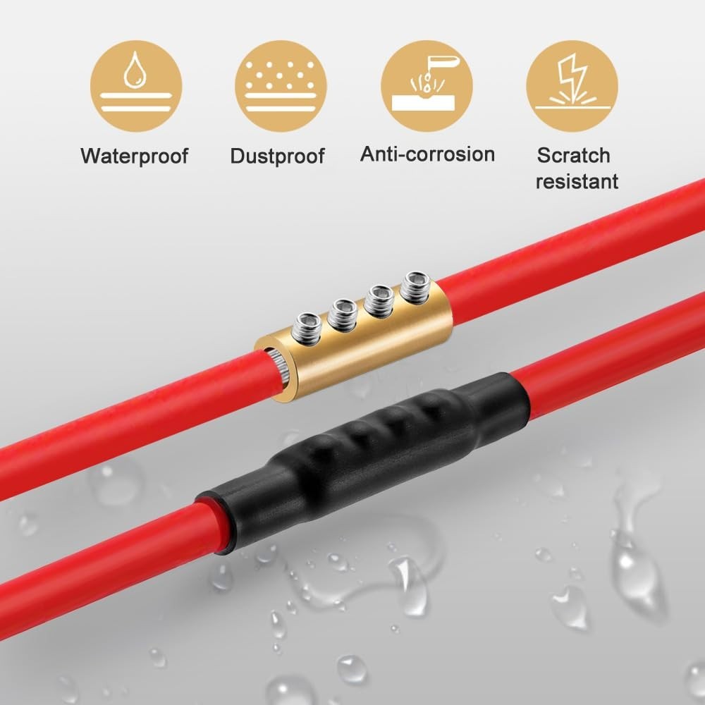 6 8 10 AWG Gauge Wire Connector Nut Kit, Wiring Connection Terminal | 80A Spl…