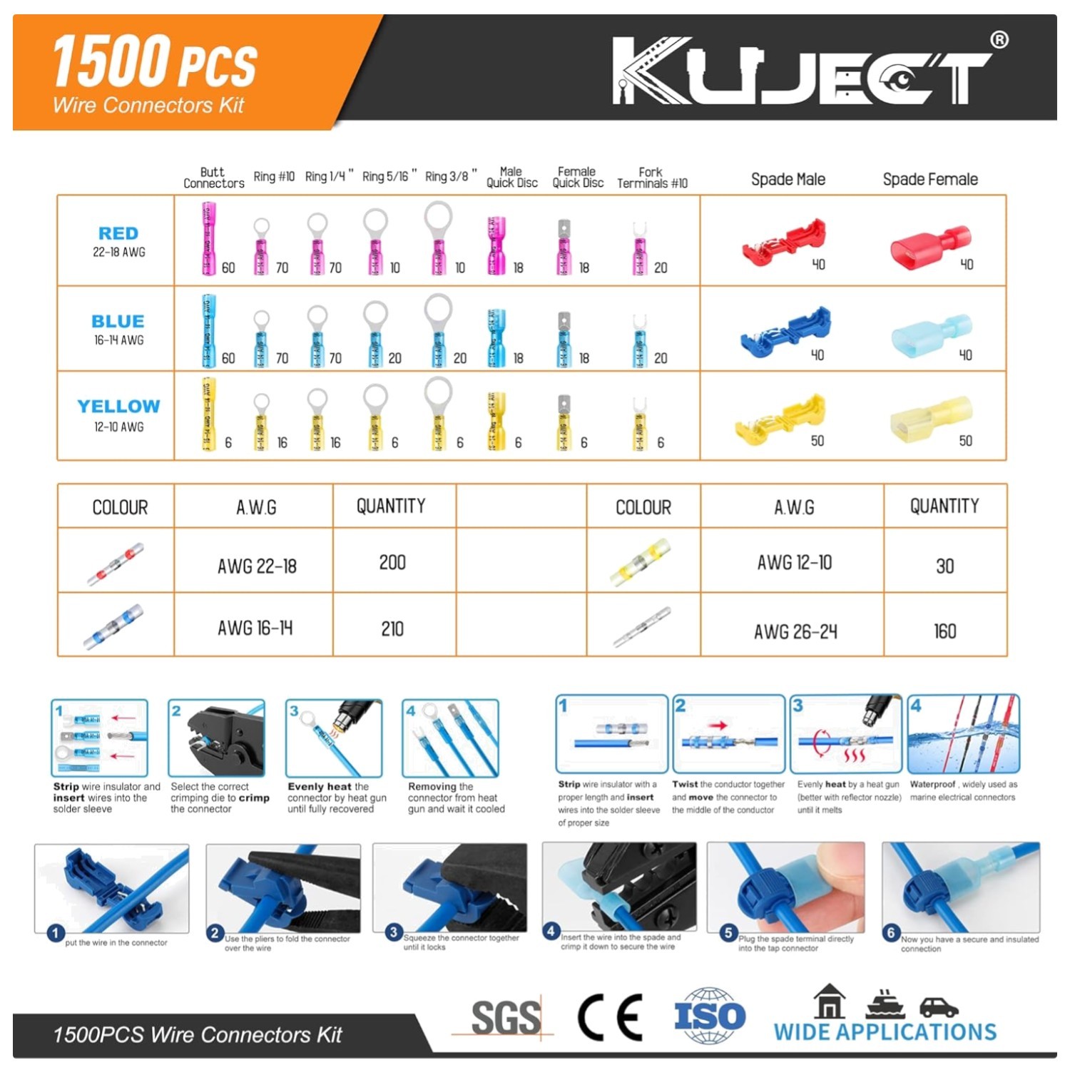 Heavy-Duty Heat Shrink Connector Collection