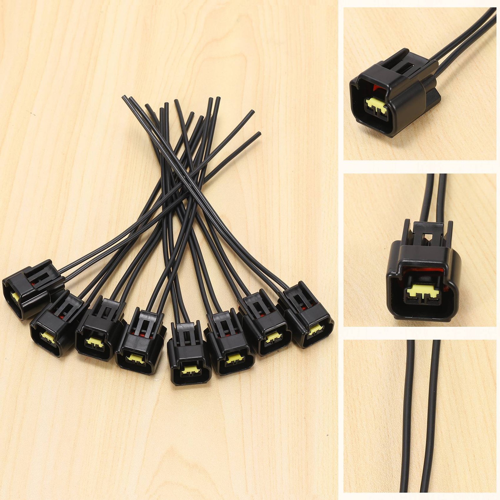 8PCS Ignition Coil Connector Plug Harness for Part Number:DJ7022Y-2.3-215925