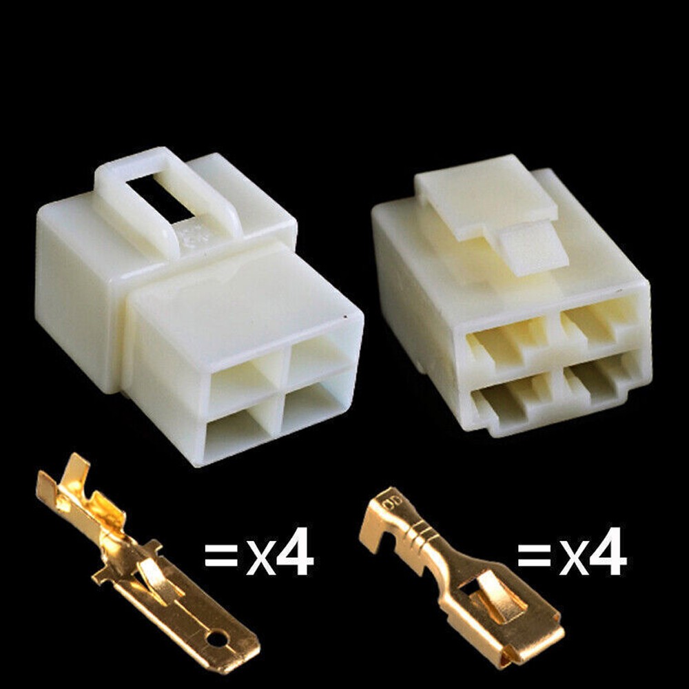 20X Multi-Connector Terminals 2/3/4/6/8 Pin Way Ca 6.3mm Plug Electrical Wiring