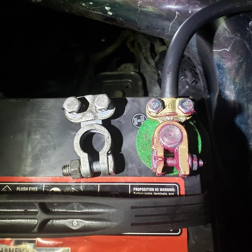 Durable Brass Battery Terminal Connectors Set for Marine and Auto Applications