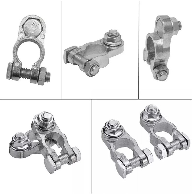 Car Battery Terminals Connectors Clamps Top Post Battery Terminal Protector Set