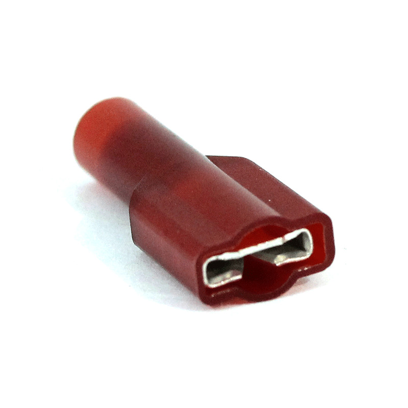 3M FEMALE FULLY INSULATED QUICK DISCONNECT TERM. NYLON.25″RED 22-18G#3M103A-25PK