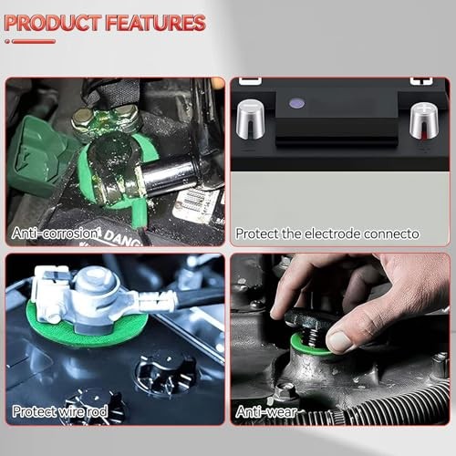 10pcs Car Battery Post Terminal Shims With 12pcs Washers Worn Posts Loose Auto