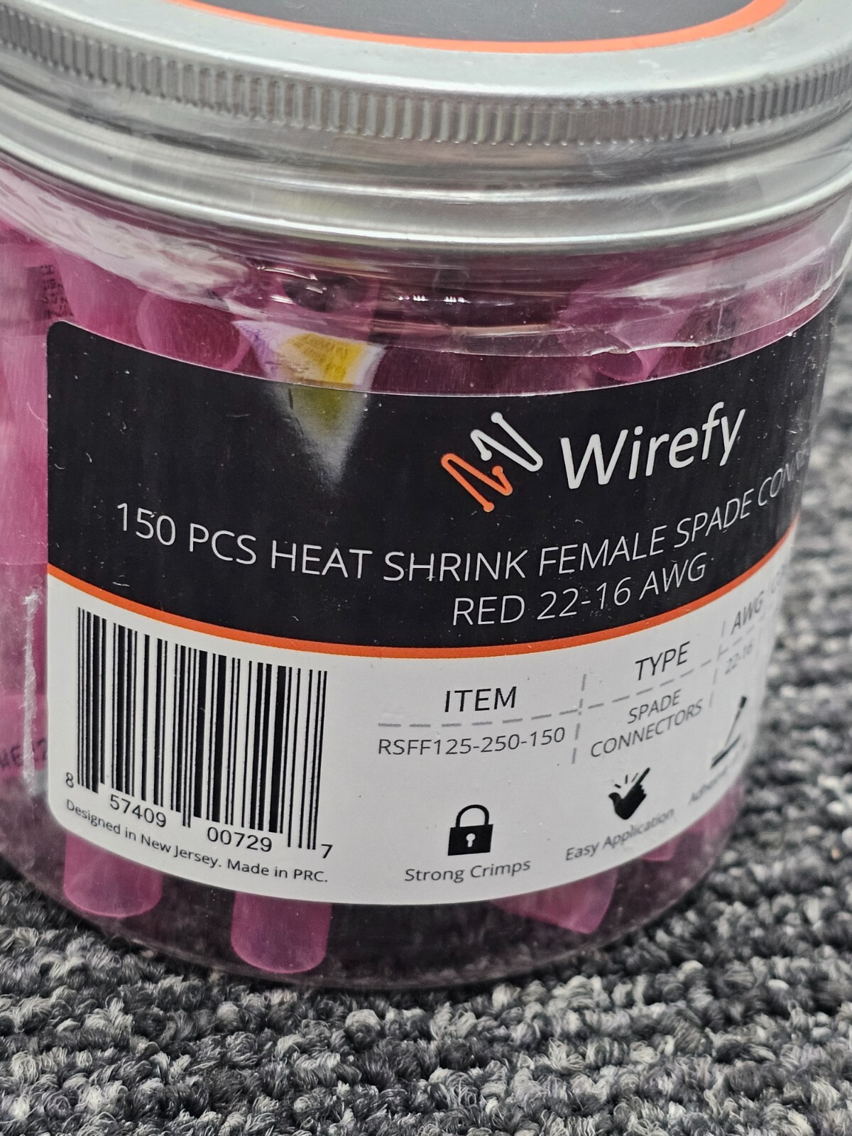 (300 Pieces) Wirefy Female Spade Connectors – Heat Shrink Spade Connectors