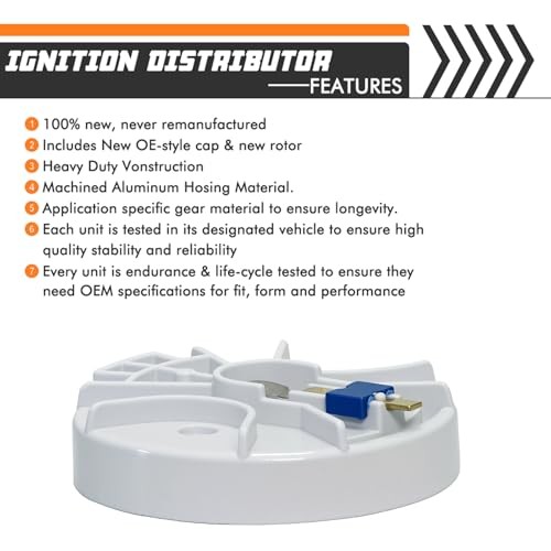Ignition Distributor Set Brass Terminals Distributor 5.0L 5.7L Distributor Cap
