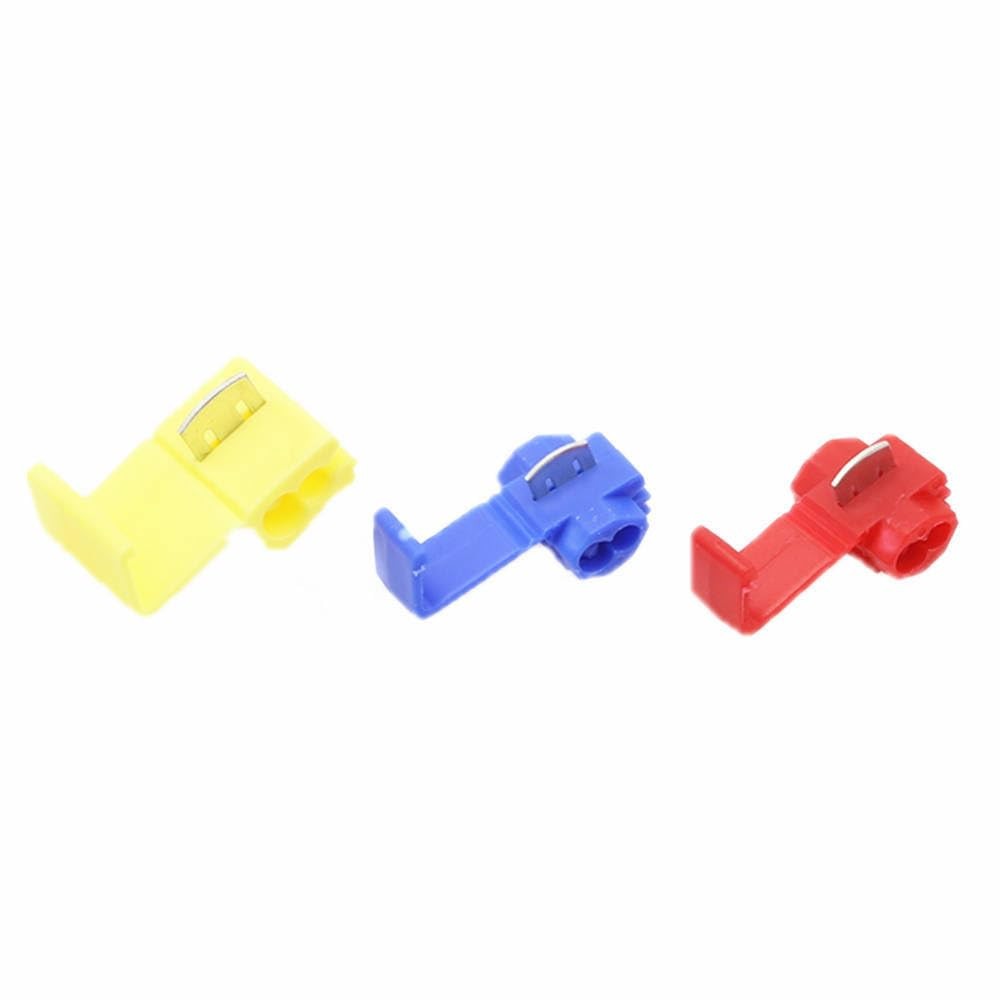 500PCS Without Breaking Cable AWG 22-10 Crimp Quick Splice Electrical Terminals