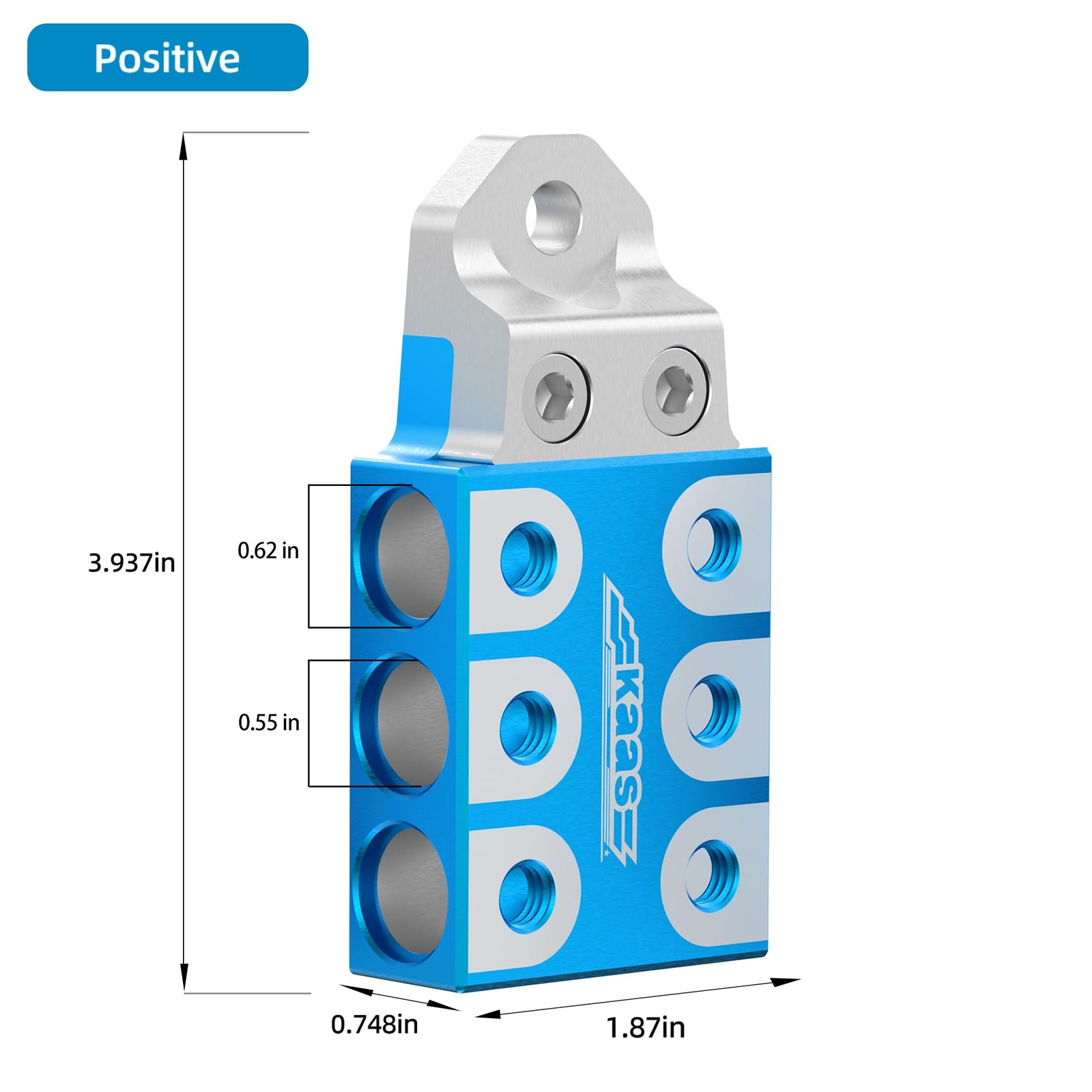 Kaas Heavy-Duty Battery Terminals – 8AWG to 4/0 AWG, with Small