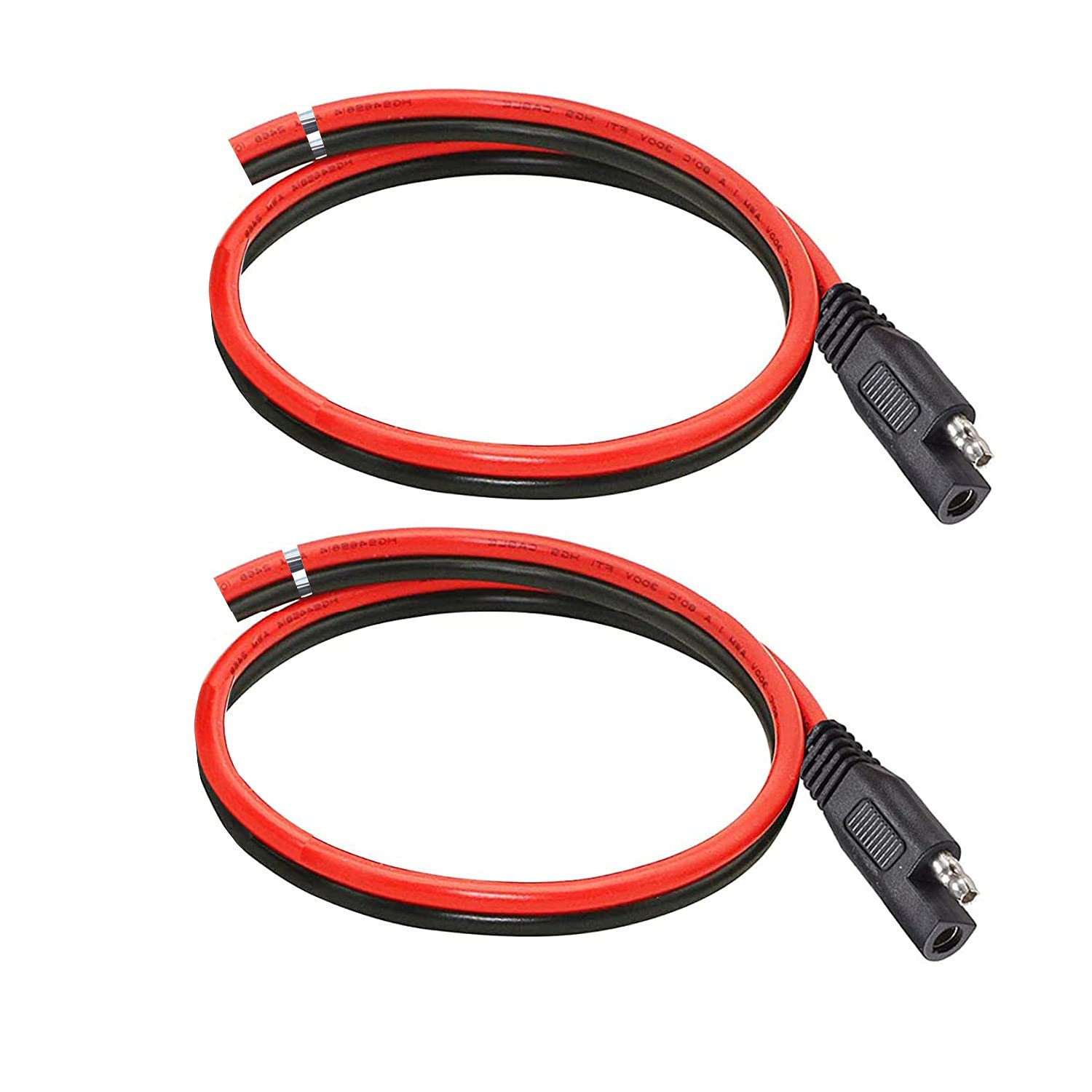 10AWG SAE Connector, Solar Panel Extension Cable with 1FT Quick Connector for Te