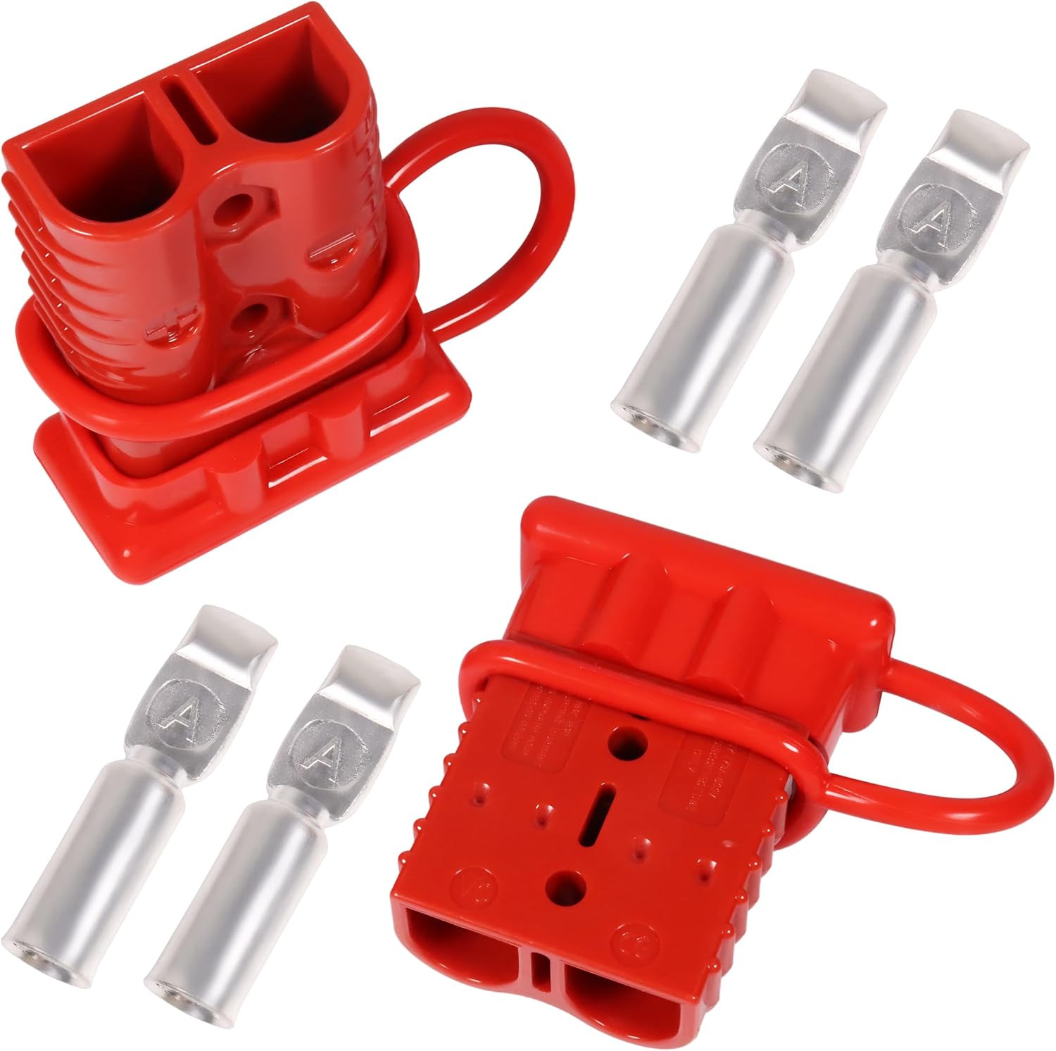 175A 600V Battery Quick Connect Disconnect Connectors 1/0 AWG Wire Harness