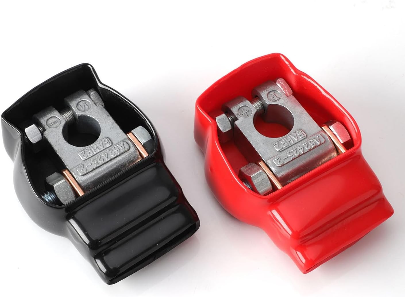 DLronwey Battery Terminal Connectors,Military Spec Positive Negative Heavy Du…