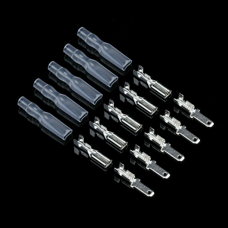 200PCS Electrical Male Female Spade Terminal Kit Wire Crimp Connectors Set